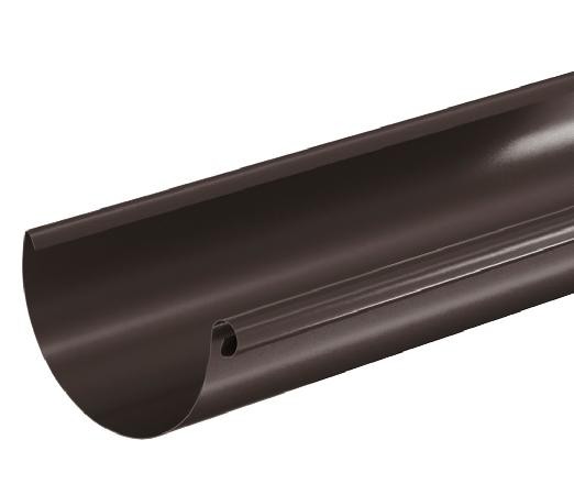Водосток Aquasistem, система 150/100 - Водосточный желоб 3.00м RR 32 Тёмно Коричневый купить в Красноярске