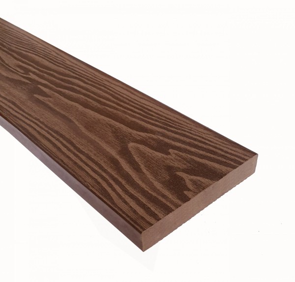 Террасная доска из ДПК Terrapol Смарт 3D Полнотелая без паза Орех Милано купить в Красноярске