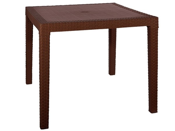 Стол квадратный FIJI Quatro Table Коричневый купить в Красноярске