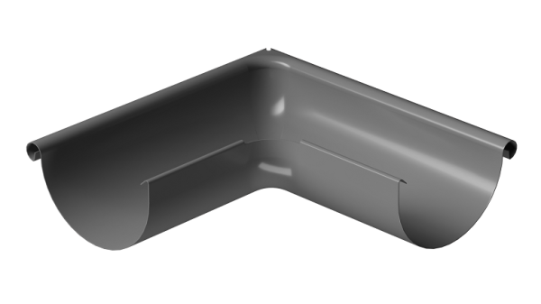 Угол внешний 90° D125 Döcke STAL PREMIUM Графит, (RAL 7024) купить в Красноярске