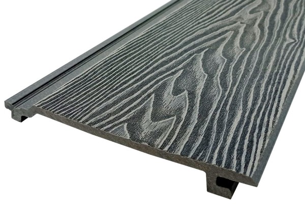 Сайдинг Darvolex 185x19x3000мм, 3D тиснение Серый купить в Красноярске