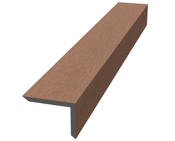 Уголок ДПК для террасной доски NauticPrime, 60x40x2900мм Кедр купить в Красноярске