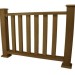 Ограждения из ДПК WOODVEX Кофе купить в Красноярске