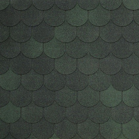 Гибкая черепица Tegola ASSISI verde 473 купить в Красноярске