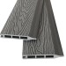 Заборная панель шип-паз EasyDecking Wood-Х 146х20 Серый купить в Красноярске