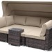 Диван-Трансформер AFINA плетеный из иск. ротанга AFM-320B Brown купить в Красноярске