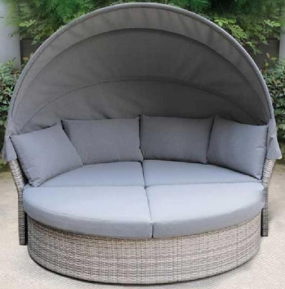 Диван-Трансформер AFINA плетеный из иск. ротанга AFM-325G Grey купить в Красноярске
