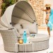 Диван-Трансформер AFINA плетеный из иск. ротанга AFM-325 Beige купить в Красноярске