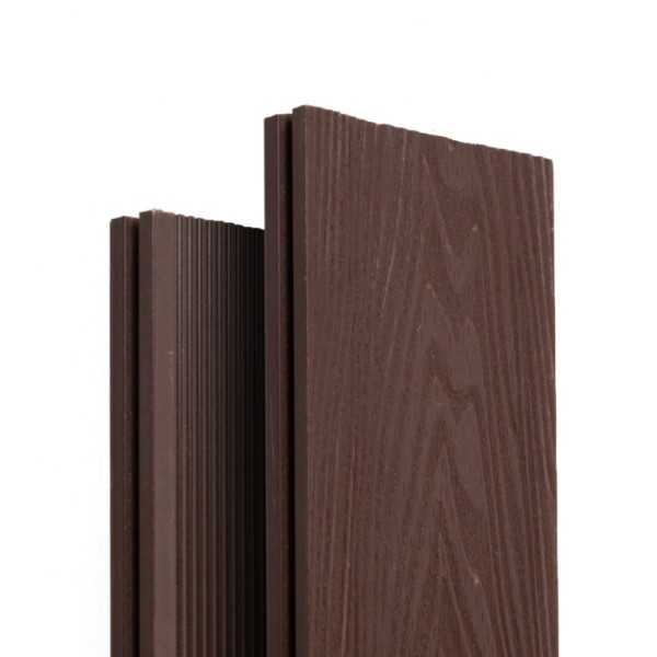 Террасная доска Ecodecking Экстра 3D полнотелая Графит купить в Красноярске