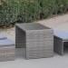 Диван-Трансформер AFINA плетеный из иск. ротанга S330G-W78 Grey купить в Красноярске
