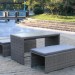 Диван-Трансформер AFINA плетеный из иск. ротанга S330G-W78 Grey купить в Красноярске