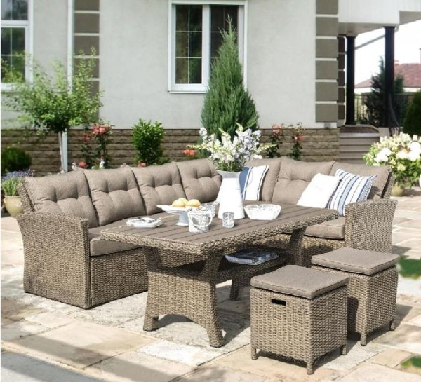 Комплект мебели AFINA плетеной из иск. ротанга AFM-307B Beige купить в Красноярске