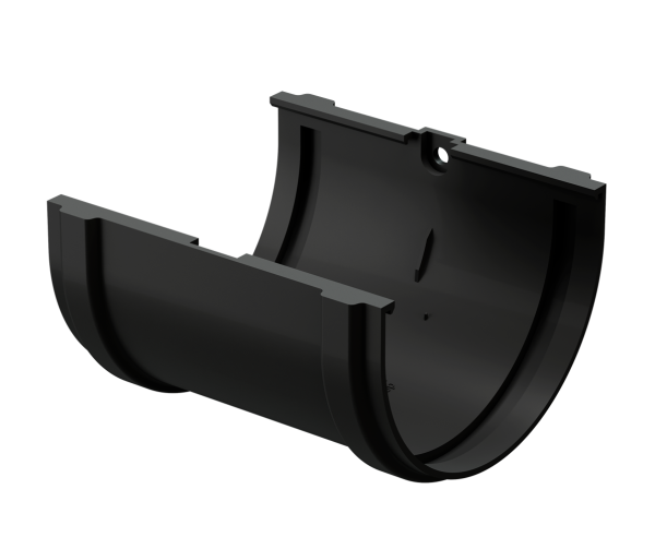 Соединитель желоба Docke Premium ПВХ - Карбон купить в Красноярске