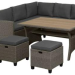 Комплект мебели AFINA плетеной из иск. ротанга AFM-307G-Grey купить в Красноярске