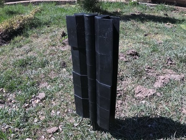 Угловой элемент поворотный, пластиковый от 60° до 300° для доски 300х30 мм из ДПК чёрный Holzhof купить в Красноярске