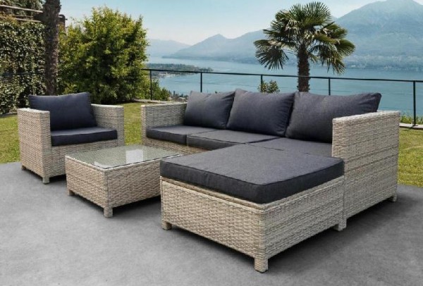 Комплект мебели AFINA плетеной из иск. ротанга YR821G Grey/Grey купить в Красноярске