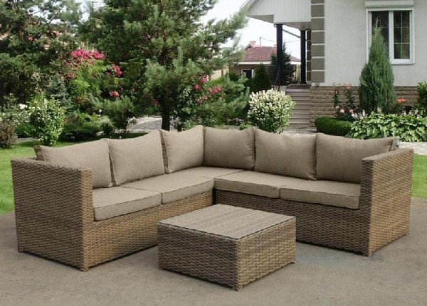 Комплект мебели AFINA плетеной из иск. ротанга YR825B Beige купить в Красноярске