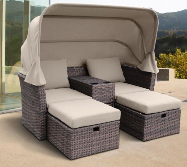 Комплект мебели AFINA плетеной из иск. ротанга AFM-330B Brown купить в Красноярске