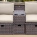 Комплект мебели AFINA плетеной из иск. ротанга AFM-330B Brown купить в Красноярске