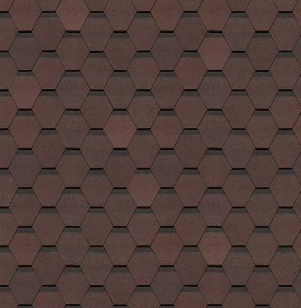 Гибкая черепица Docke, коллекция Шеффилд – Зрелый каштан купить в Красноярске