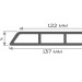Доска Ромбус 3D ДПК Outdoor STORM GREY серая микс купить в Красноярске