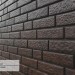 Фасадная панель Ю-Пласт Стоун Хаус Кирпич Коричневый купить в Красноярске