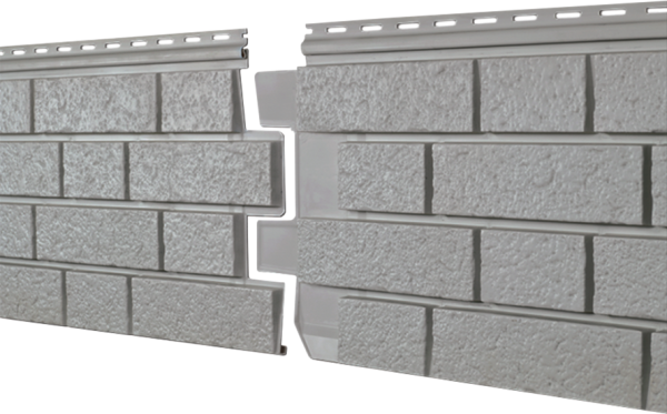 Фасадная панель Ю-пласт Стоун Хаус S-Lock Клинкер Нордик дым купить в Красноярске