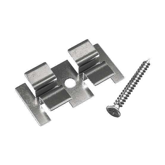Клипса с саморезом, Grinder шовный монтаж 5 mm купить в Красноярске