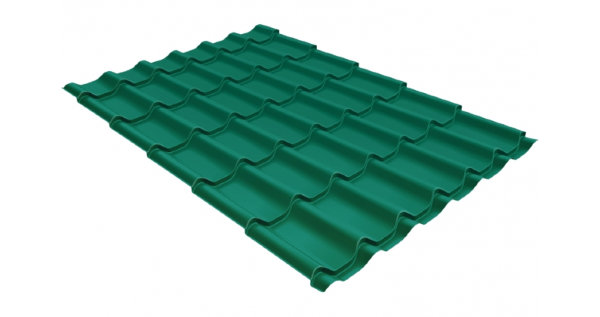 Металлочерепица классик 0,5 Satin RAL 5021 купить в Красноярске
