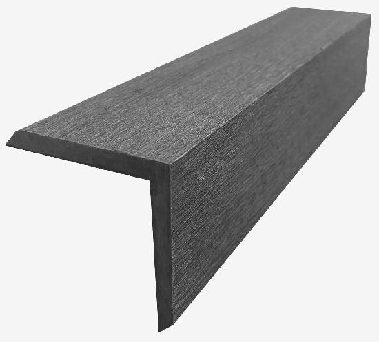 Декоративный угол 50×50 графит купить в Красноярске