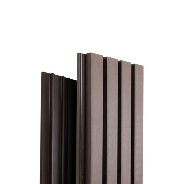 Фасадная доска Ecodecking Техно реечная 200х26х3000 Венге купить в Красноярске