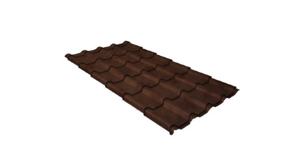Металлочерепица камея 0,45 Safari Twincolor Brown купить в Красноярске