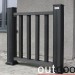 Ограждение из ДПК Outdoor Классик 3D STORM чёрный купить в Красноярске