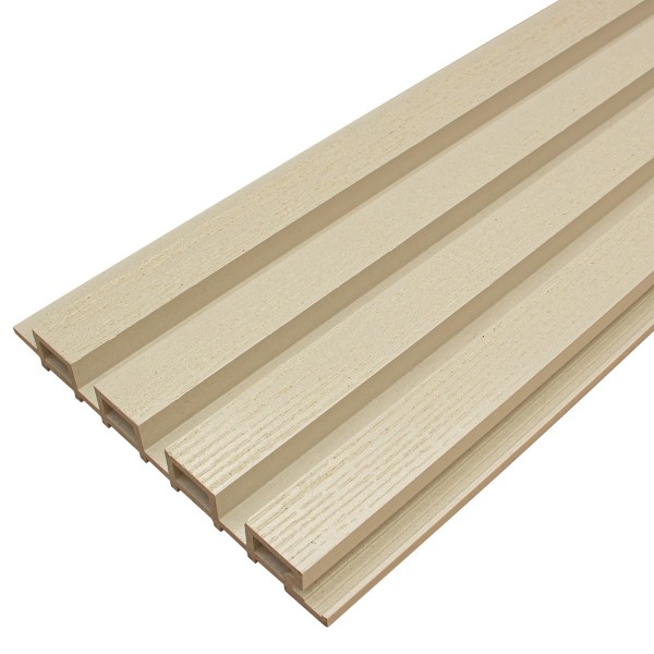 Фасадная доска из ДПК Faynag Wood Рейка Слоновая кость купить в Красноярске