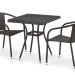 Комплект плетеной мебели AFINA из иск. ротанга T282BNT/Y137C-W53 Brown 2Pcs купить в Красноярске