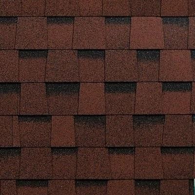 Двухслойная ламинированная черепица Shinglas, серия Фазенда – Красный купить в Красноярске