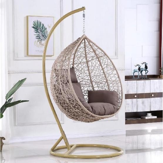 Кресло Подвесное из искусственного ротанга AFM-169A-LB Beige купить в Красноярске