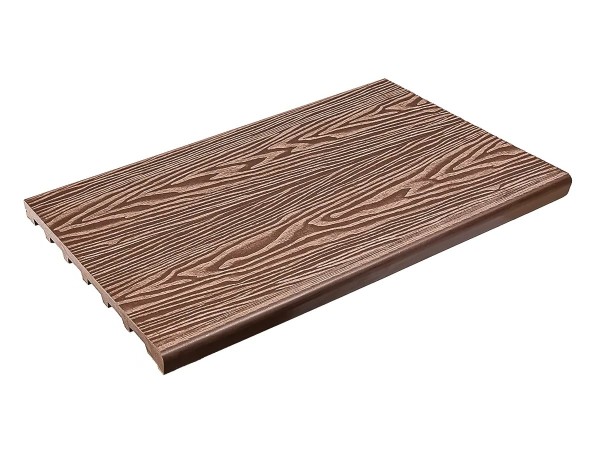 Ступень полнотелая из ДПК Deckart Step 3D Махагон купить в Красноярске