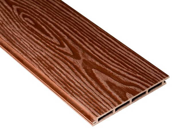 Фасадная доска из ДПК 3D Faynag - Шоколад купить в Красноярске