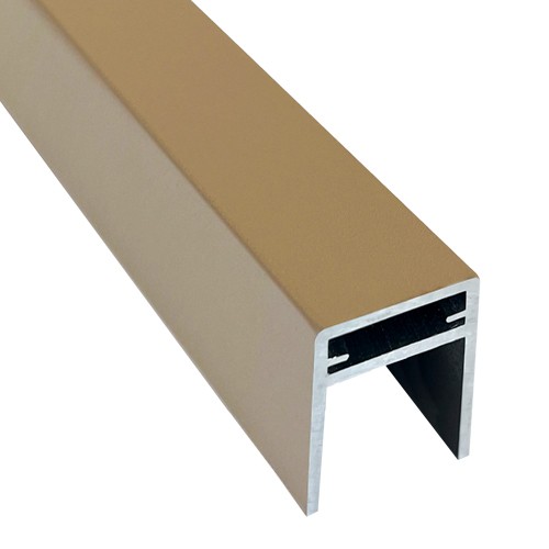 П-профиль Алюминиевый EasyDecking 35x25 Дуб купить в Красноярске
