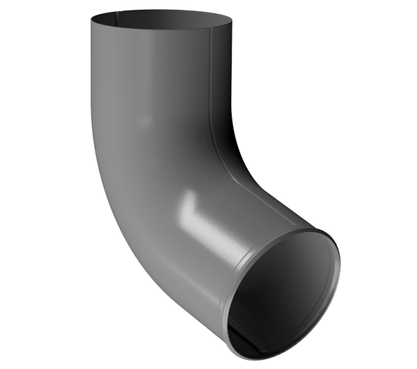 Отвод трубы D90 Döcke STAL PREMIUM Графит, (RAL 7024) купить в Красноярске