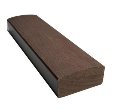 Лавочный брус Ecodecking Некст полнотелый брашированный 70х35 шоколад купить в Красноярске