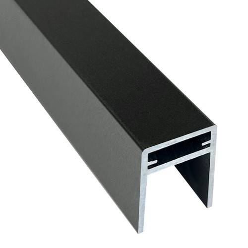 П-профиль Алюминиевый EasyDecking 35x25 Черное дерево купить в Красноярске
