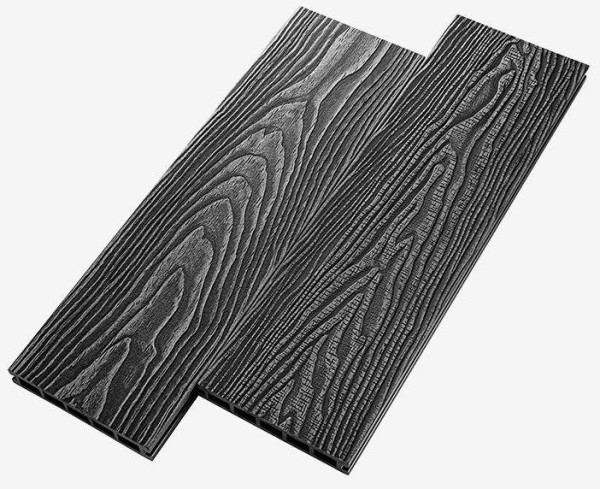 Террасная доска из ДПК RusDecking Unodeck Vintage - Графит купить в Красноярске