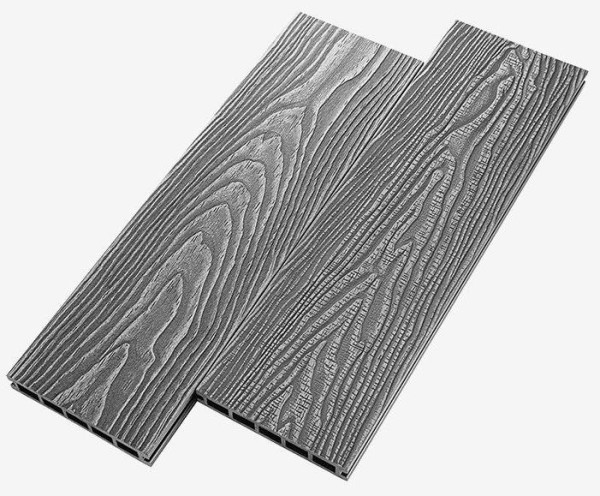 Террасная доска из ДПК RusDecking Unodeck Vintage - Серый купить в Красноярске