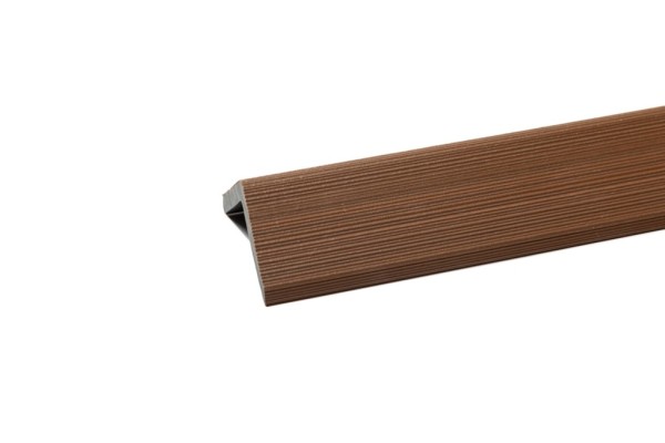 Уголок торцевой Ecodecking Скай коэкструзия 45х45х3000 Тик купить в Красноярске