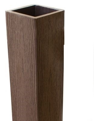 Столб опорный Woodvex Co-Extrusion Темно - Коричневый купить в Красноярске