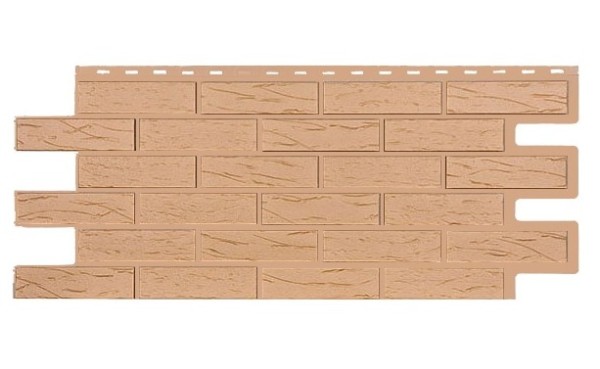 Фасадная панель T-Siding Кирпич Саман Эко Крем купить в Красноярске